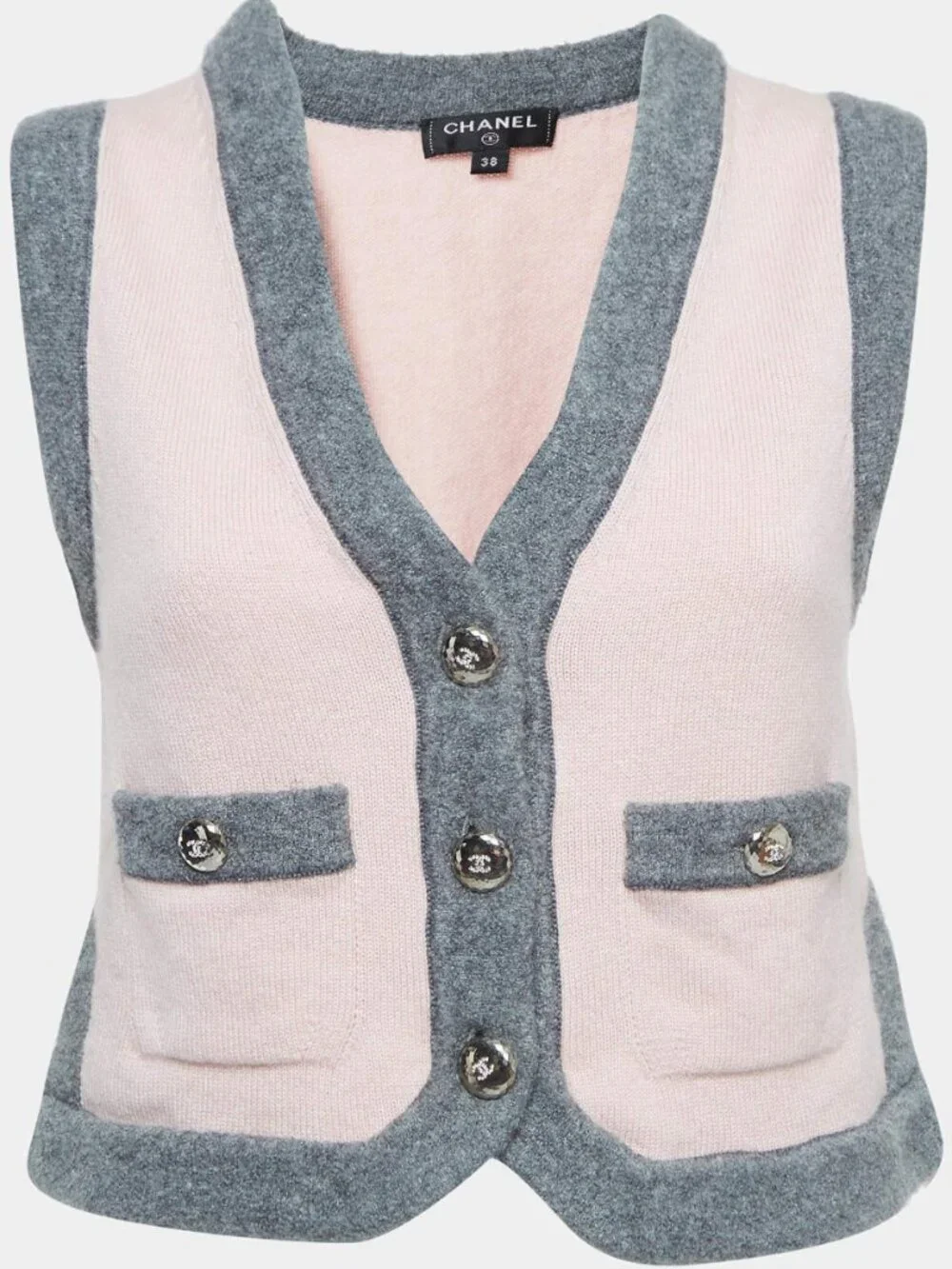 Chanel Cashmere Sweater Vest